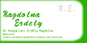 magdolna erdely business card